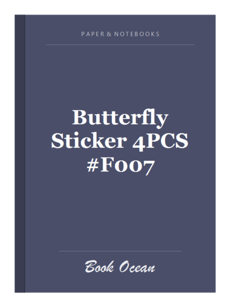 Butterfly Sticker 4PCS #F007