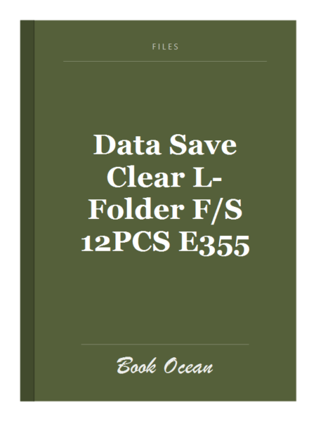 Data Save Clear L-Folder F/S 12PCS E355