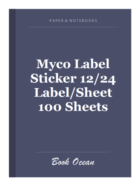 Myco Label Sticker 12/24 Label/Sheet 100 Sheets