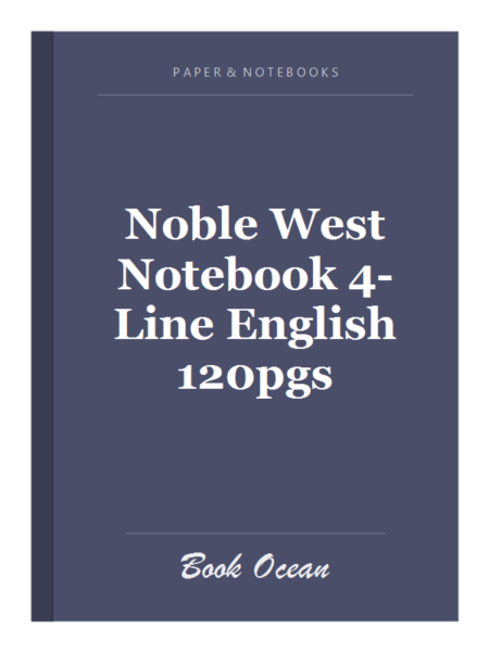 Noble West Notebook 4-Line English 120pgs