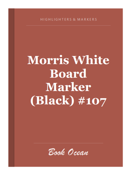 Morris White Board Marker (Black) #107