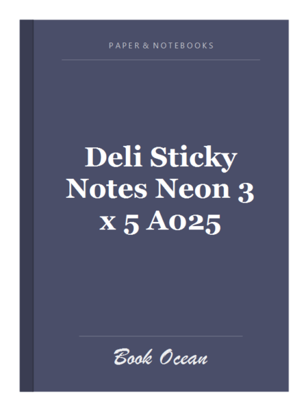 Deli Sticky Notes Neon 3 x 5 A025
