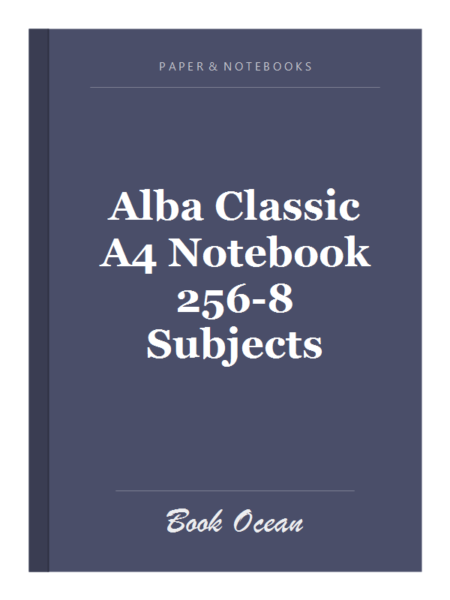 Alba Classic A4 Notebook 256-8 Subjects