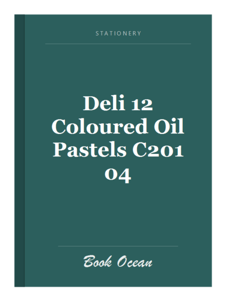 Deli 12 Coloured Oil Pastels C201 04