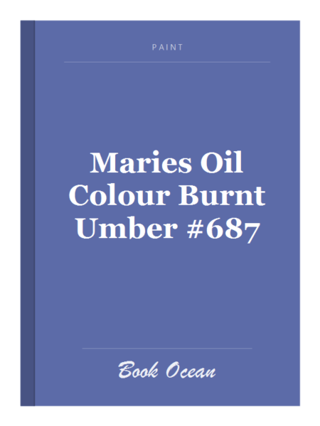 Maries Oil Colour Burnt Umber #687