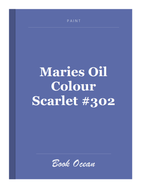 Maries Oil Colour Scarlet #302