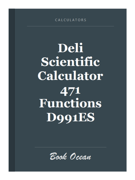 Deli Scientific Calculator 471 Functions D991ES