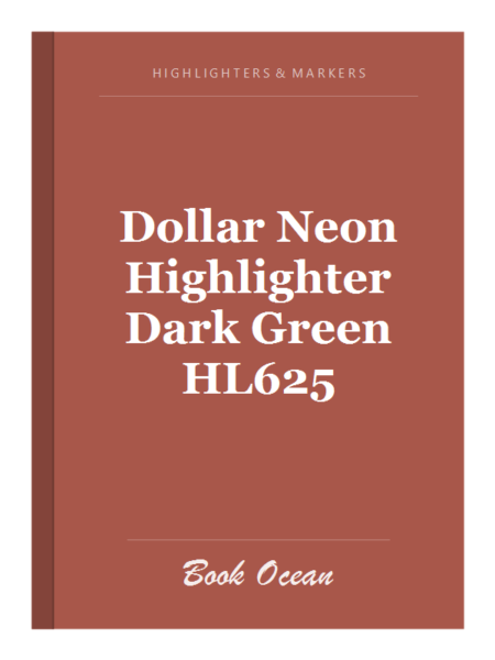 Dollar Neon Highlighter Dark Green HL625