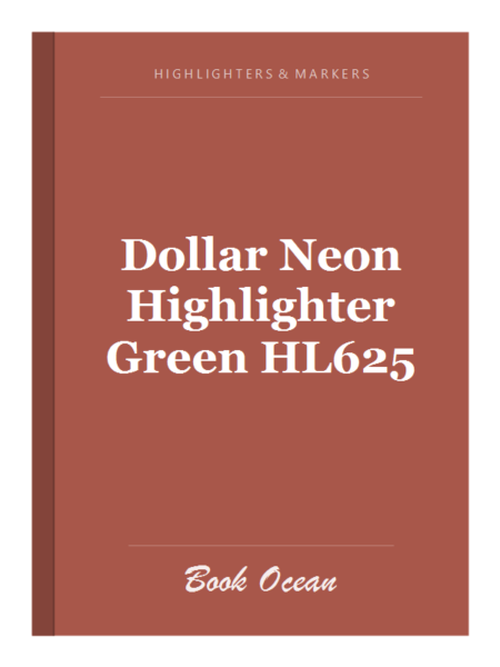 Dollar Neon Highlighter Green HL625