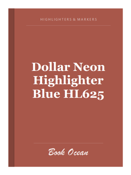 Dollar Neon Highlighter Blue HL625