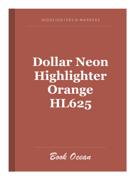 Dollar Neon Highlighter Orange HL625