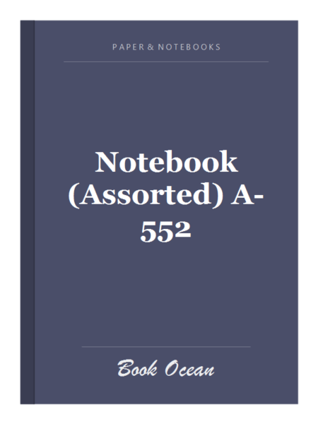 Notebook (Assorted) A-552