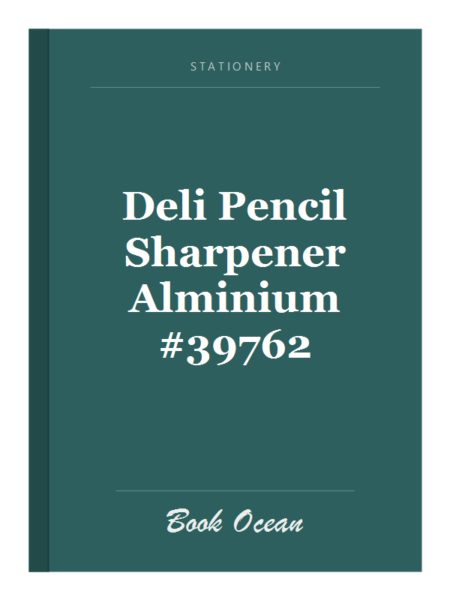 Deli Pencil Sharpener Alminium #39762