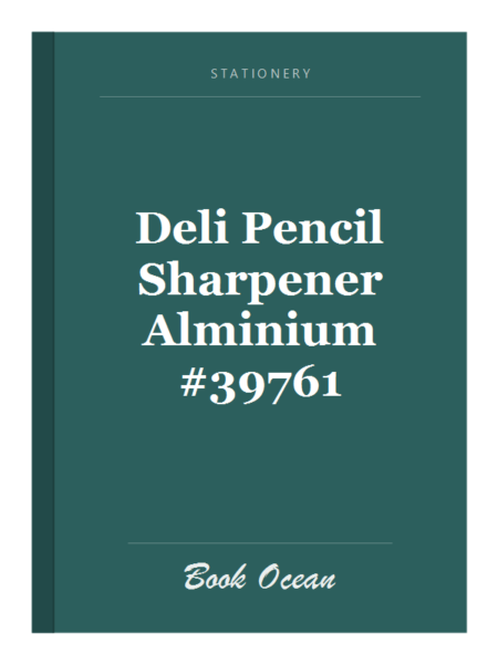 Deli Pencil Sharpener Alminium #39761