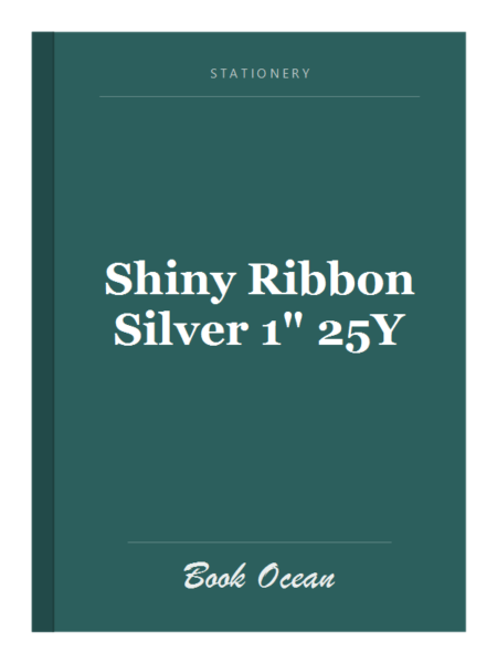 Shiny Ribbon Silver 1" 25Y