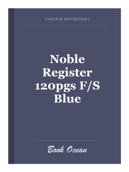 Noble Register 120pgs F/S Blue