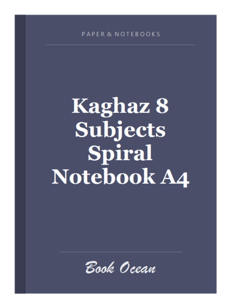 Kaghaz 8 Subjects Spiral Notebook A4