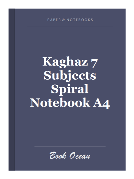 Kaghaz 7 Subjects Spiral Notebook A4