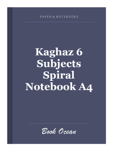 Kaghaz 6 Subjects Spiral Notebook A4