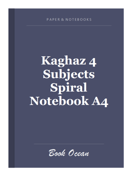 Kaghaz 4 Subjects Spiral Notebook A4
