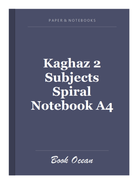 Kaghaz 2 Subjects Spiral Notebook A4