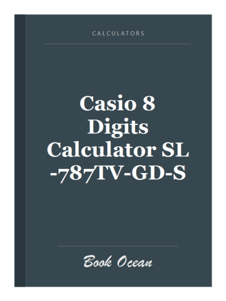 Casio 8 Digits Calculator SL-787TV-GD-S