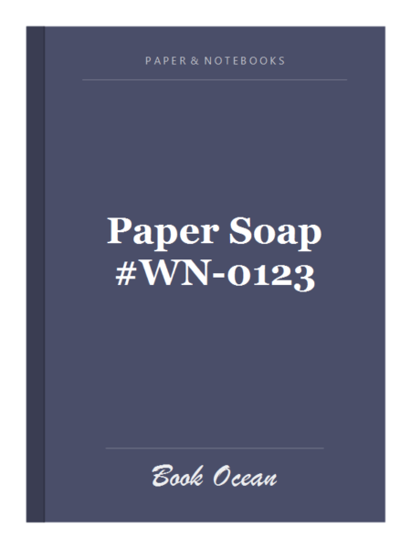 Paper Soap #WN-0123