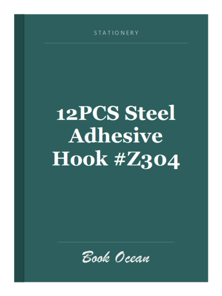 12PCS Steel Adhesive Hook #Z304