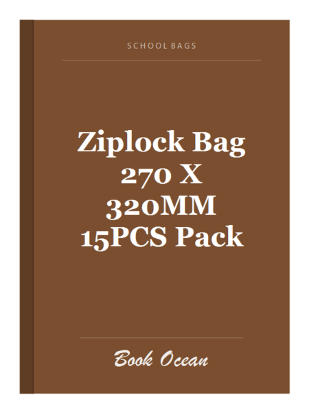 Ziplock Bag 270 X 320MM 15PCS Pack