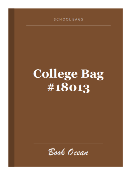 College Bag #18013