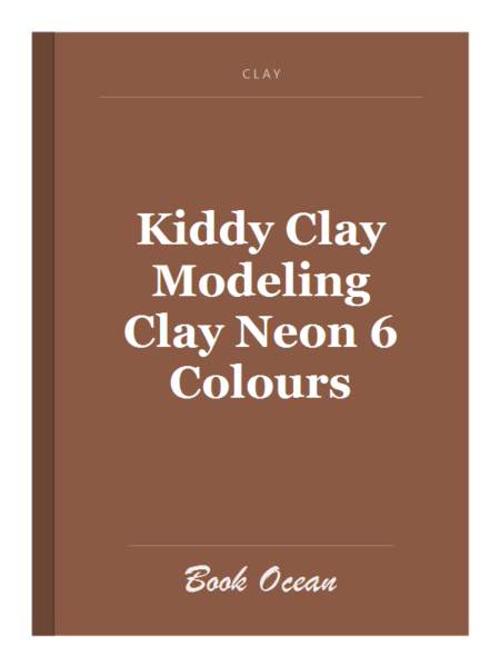 Kiddy Clay Modeling Clay Neon 6 Colours