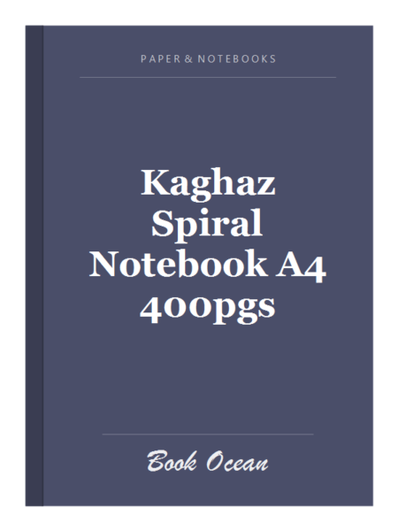 Kaghaz Spiral Notebook A4 400pgs