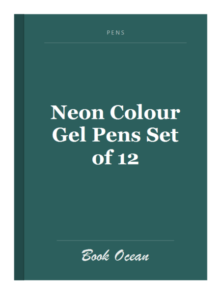 Neon Colour Gel Pens Set of 12