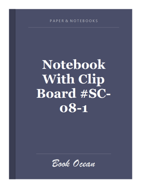 Notebook With Clip Board #SC-08-1