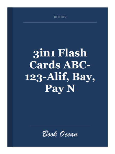 3in1 Flash Cards ABC-123-Alif, Bay, Pay N