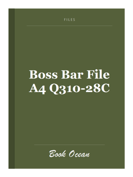 Boss Bar File A4 Q310-28C