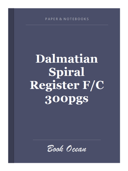 Dalmatian Spiral Register F/C 300pgs