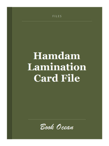 Hamdam Lamination Card File