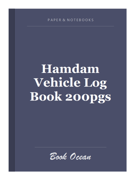 Hamdam Vehicle Log Book 200pgs