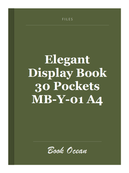 Elegant Display Book 30 Pockets MB-Y-01 A4