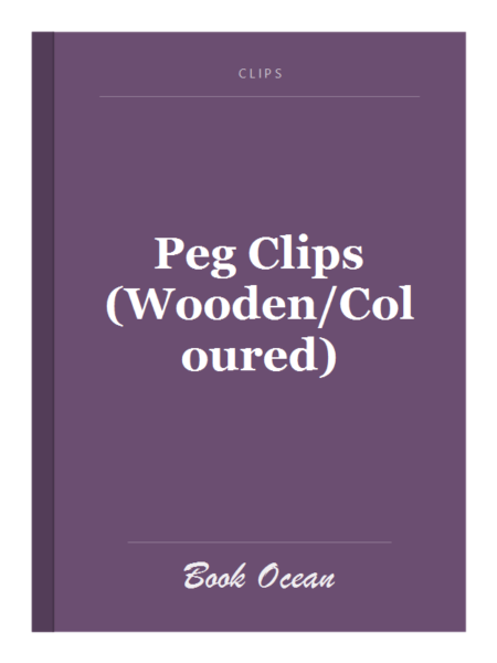Peg Clips (Wooden/Coloured)