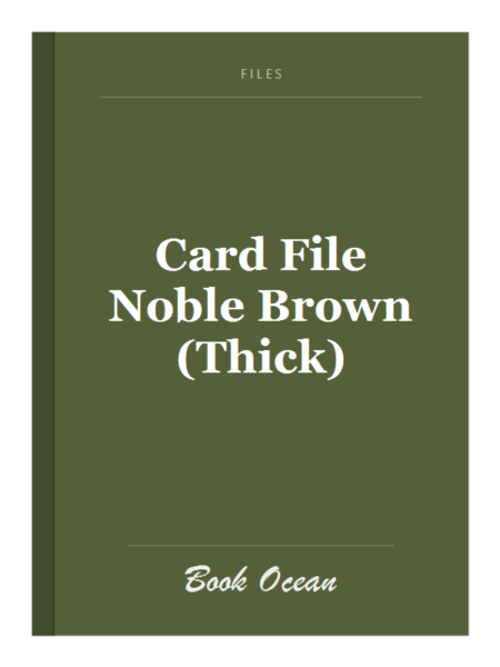 Card File Noble Brown (Thick)