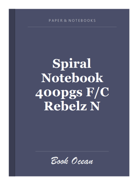 Spiral Notebook 400pgs F/C Rebelz N