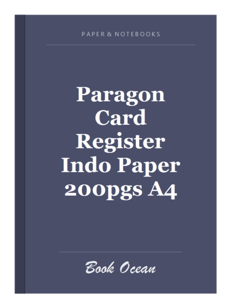 Paragon Card Register Indo Paper 200pgs A4