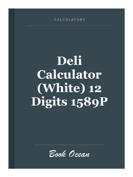 Deli Calculator (White) 12 Digits 1589P
