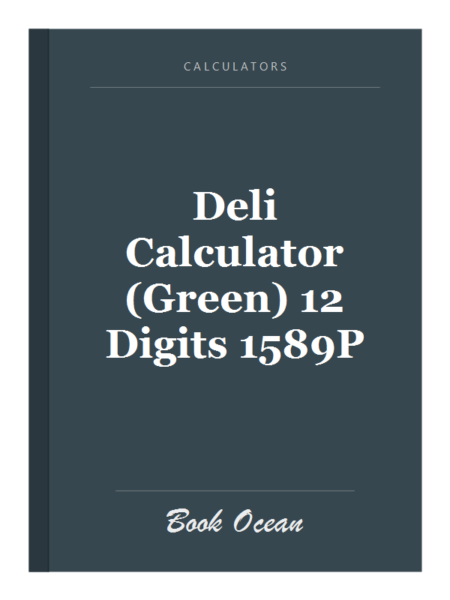 Deli Calculator (Green) 12 Digits 1589P