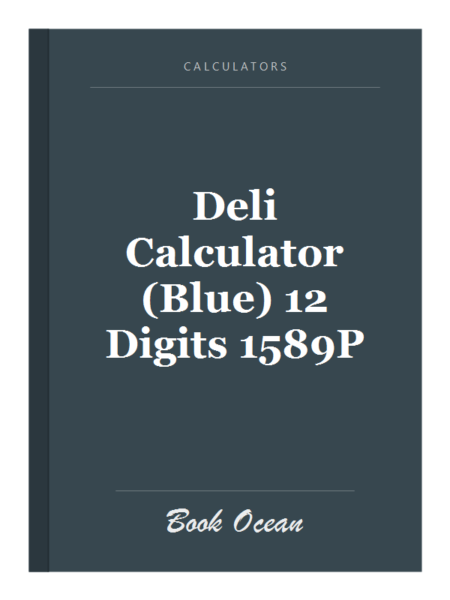 Deli Calculator (Blue) 12 Digits 1589P
