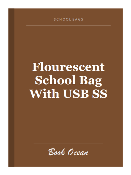Flourescent School Bag With USB SS