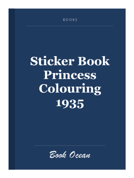 Sticker Book Princess Colouring 1935