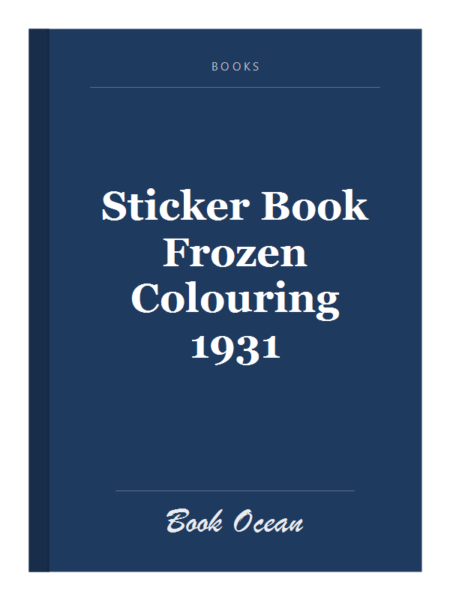 Sticker Book Frozen Colouring 1931